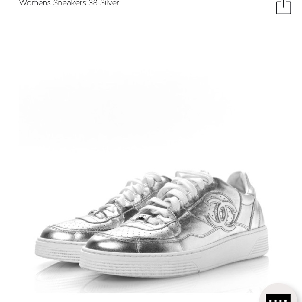 Chanel Women's Silver Sneakers